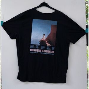Lewis Capaldi Shirt Adult XXL Black Concert 2023 North American Tour Band